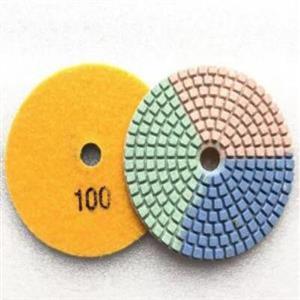 Triple Color Wet Diamond Polishing Pads